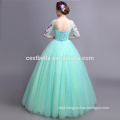 Quinceanera dresses ball gown fashionable long sleeve dresses exquisite blue wedding dress ball gown